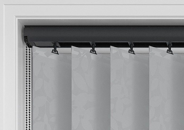 Jasmine (Blackout), Silver - Vertical Blind - Image 14